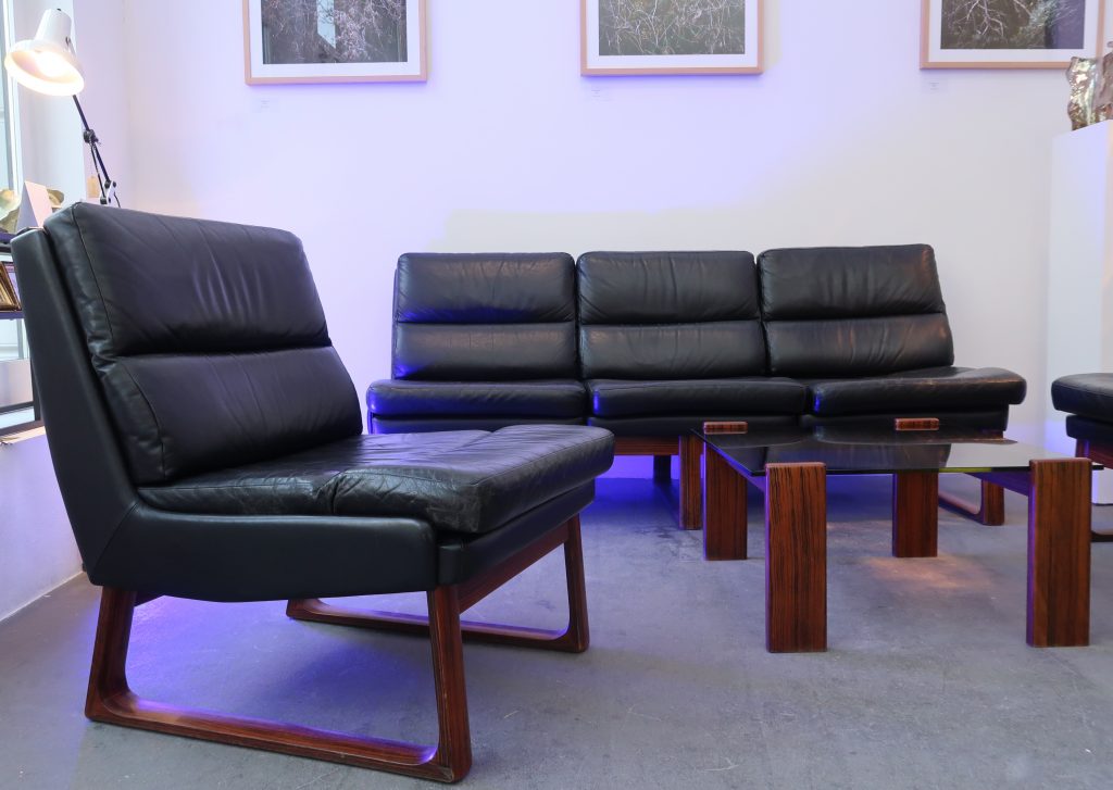 Sessel mit Tisch und 3-sitzer Vintage Ensemble aus den 60igern